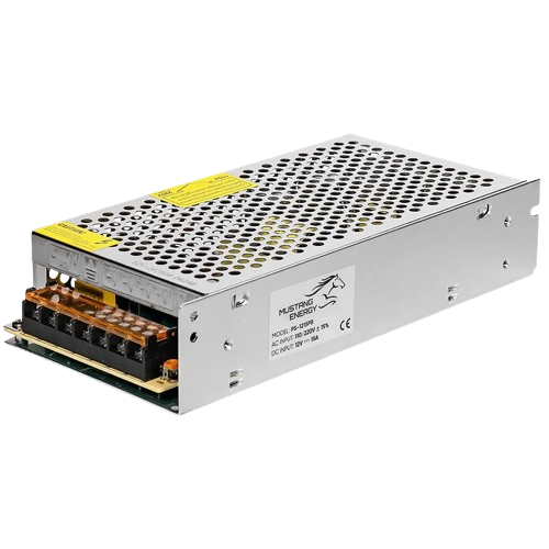 Блок питания импульсный Mustang Energy PS-1215PB 12V 15А 180 Вт Серебристый