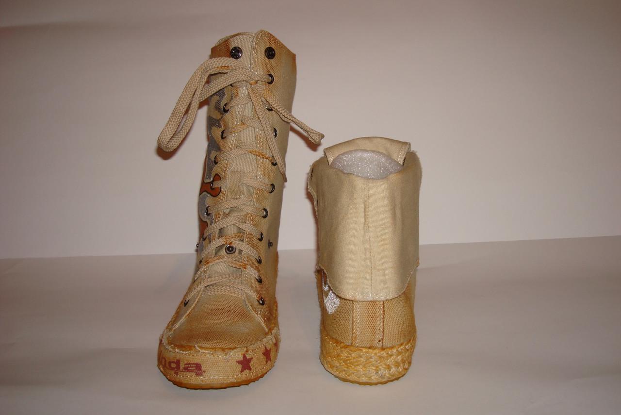 Кеди жіночі Linda р. 38 24 см Бежевий - фото 4 Кеди жіночі Linda р. 38 24 см Бежевий - фото 4