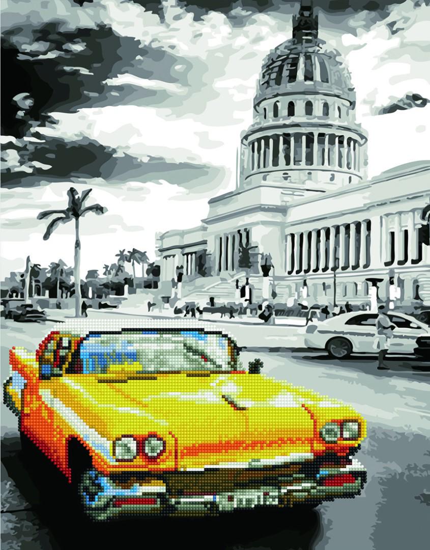 Алмазная мозаика и картина по номерам Brushme Желтое ретро 40х50 см (GZS1051)