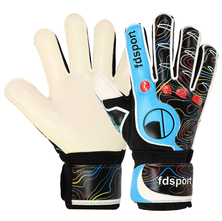 Перчатки вратарские детские FDSPORT с защитой пальцев (FB-930_Синий-черный_8) - фото 1 Перчатки вратарские детские FDSPORT с защитой пальцев (FB-930_Синий-черный_8) - фото 1