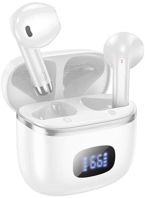 Навушники бездротові Hoco EQ1 Bluetooth гарнітура White (34607) Навушники бездротові Hoco EQ1 Bluetooth гарнітура White (34607)