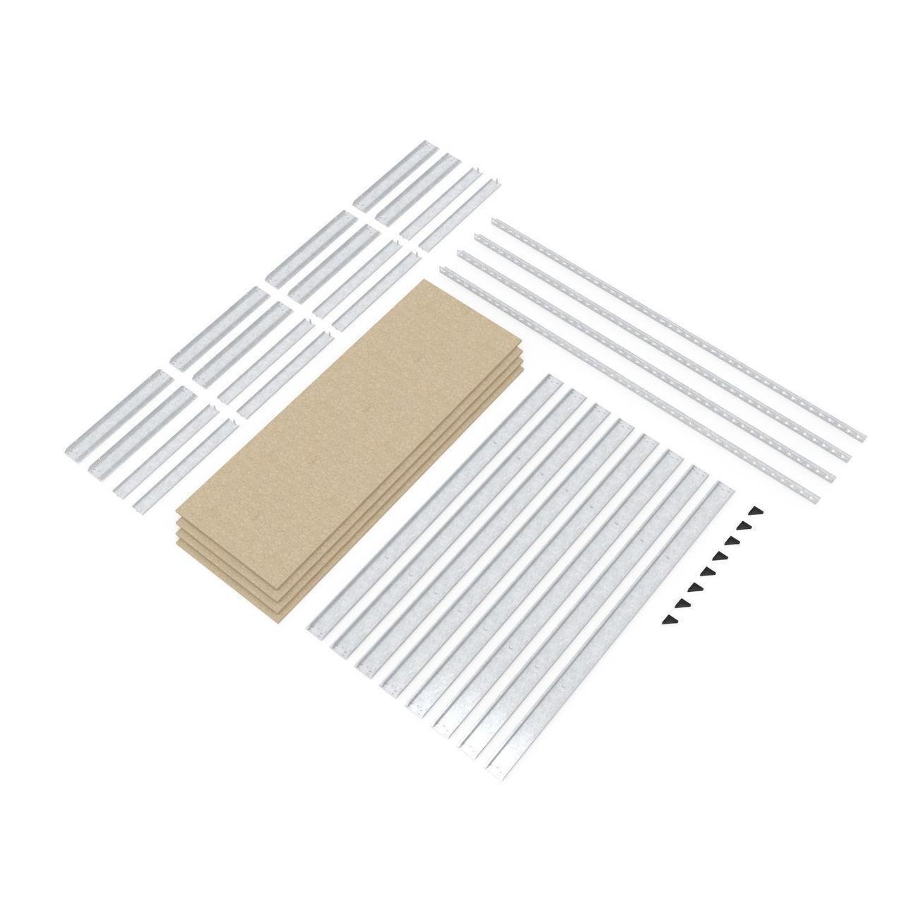 Стелаж Меткас Титан ОД 300 кг/полицю 4 полиці ДСП оцинкований металевий 1800x1600x500 мм (2423198926) - фото 8 Стелаж Меткас Титан ОД 300 кг/полицю 4 полиці ДСП оцинкований металевий 1800x1600x500 мм (2423198926) - фото 8