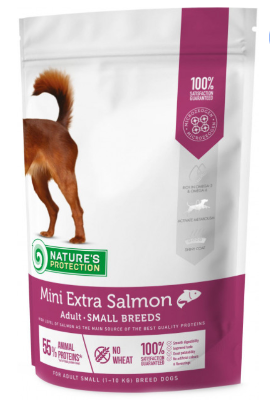 Корм для собак Nature's Protection Mini extra Salmon Small breeds 0,5 кг