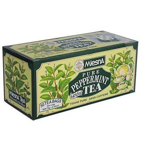 Чай травяной Mlesna Tea Мята перечная в индивидуальных пакетиках из фольги картонная коробка 75 г (77001032)