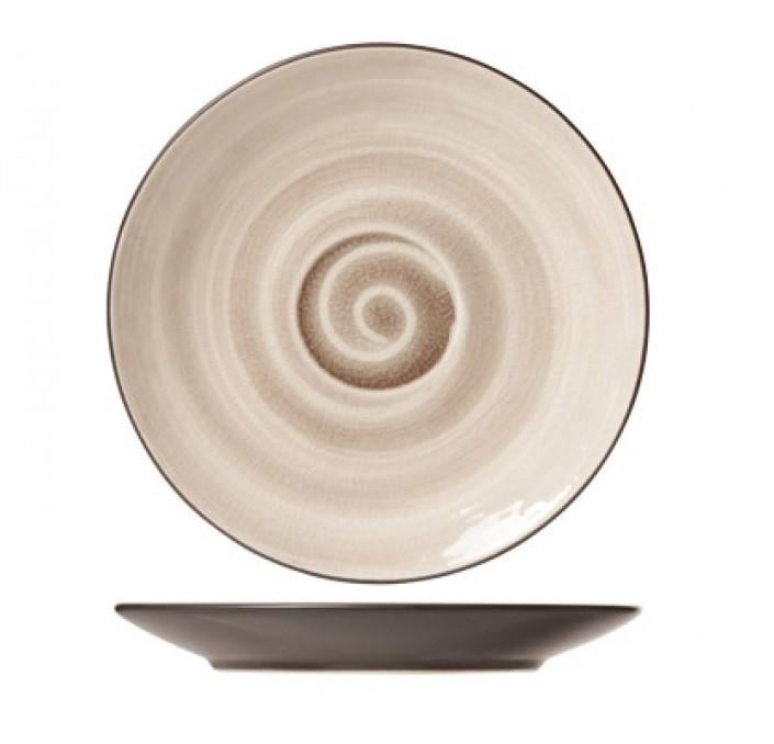 Набір Cosy&Trendy Volcano з 6 блюдець 14,5 см Beige (3217413)