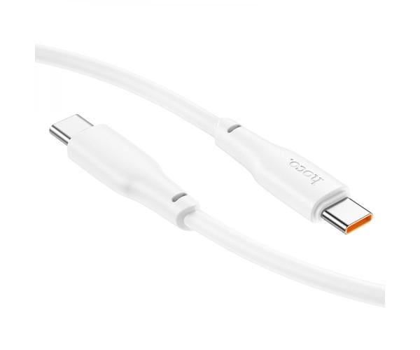 Кабель USB Hoco X93 Force Type-C to Type-C 60W 3А 2 м White - фото 5