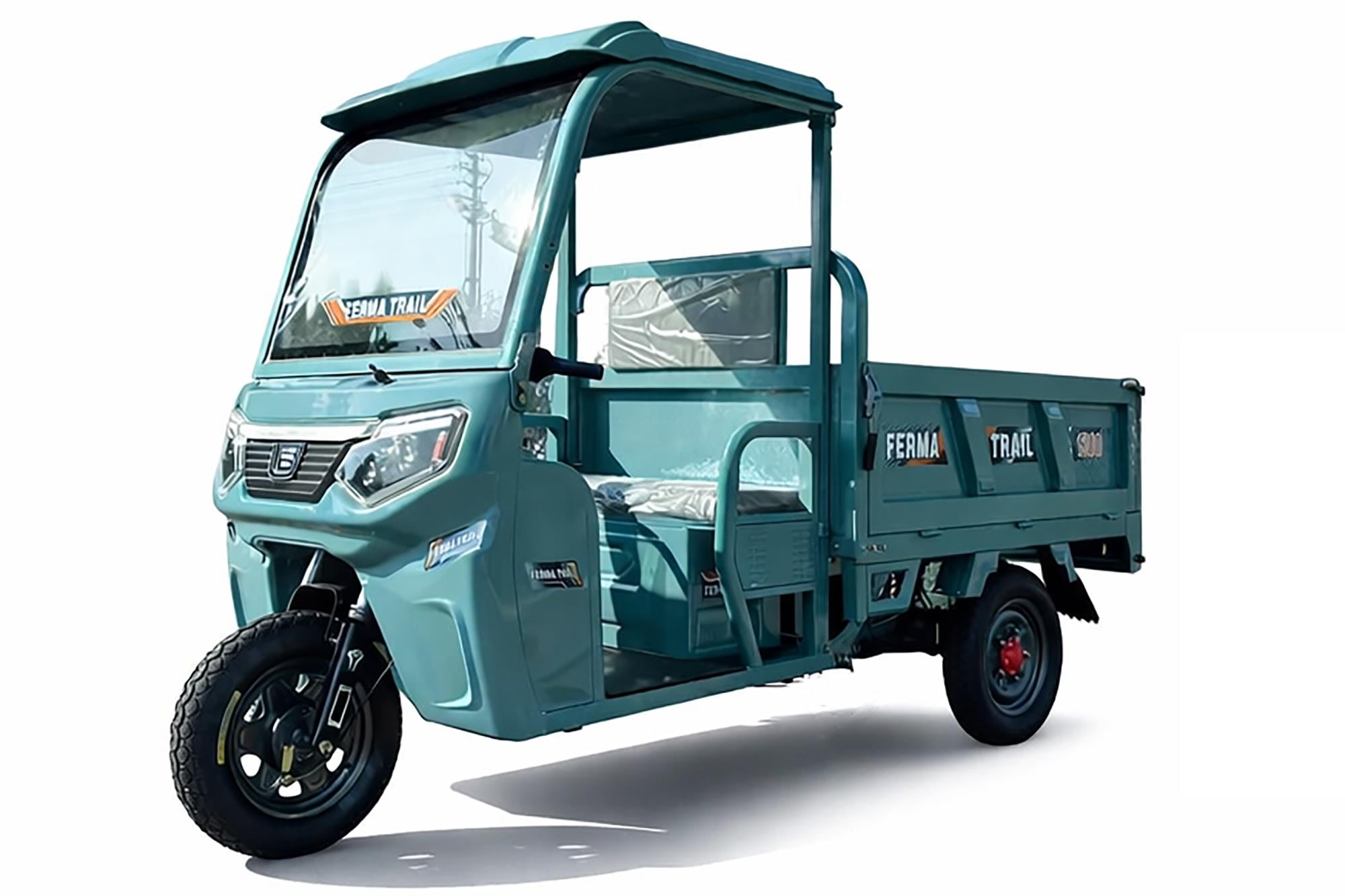 Электроскутер трехколесный Ferma Trail 1500 Бирюзовый