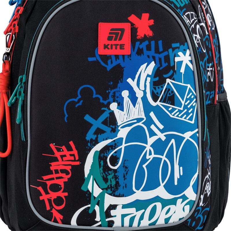 Школьный рюкзак KITE Education teens K25-8001M-1 с ортопедической спинкой (995346) - фото 10 Школьный рюкзак KITE Education teens K25-8001M-1 с ортопедической спинкой (995346) - фото 10