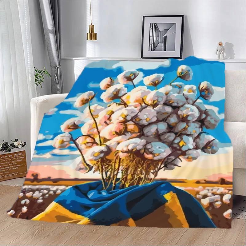 Плед 3D Сонячна Січова бавовна 135х160 см (13275)