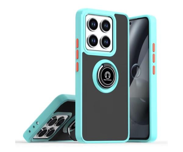 Чохол - накладка TPU Color Matte Ring для Xiaomi 14T Блакитний