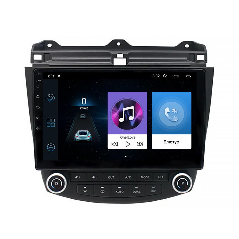 Автомагнитола штатная Lesko для Honda Accord VII 2002-2006 10" 1/16Gb Wi-Fi GPS Base MOB