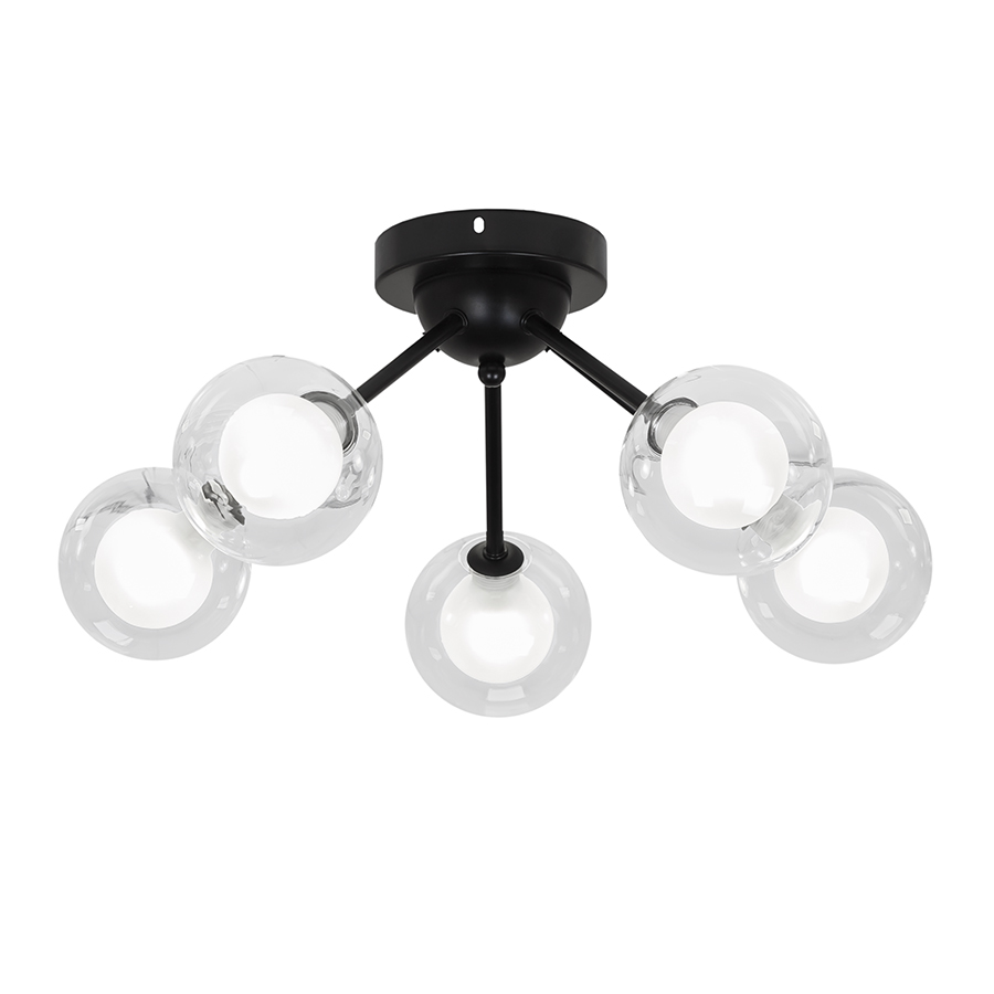 Люстра Arte Lamp A76100-5 BK+CLWH (22494942)