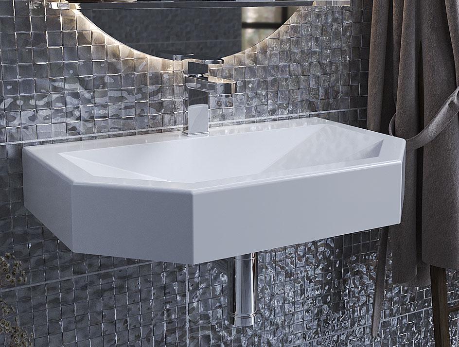 Умивальник підвісний Status Convers 60 White (675) - фото 4