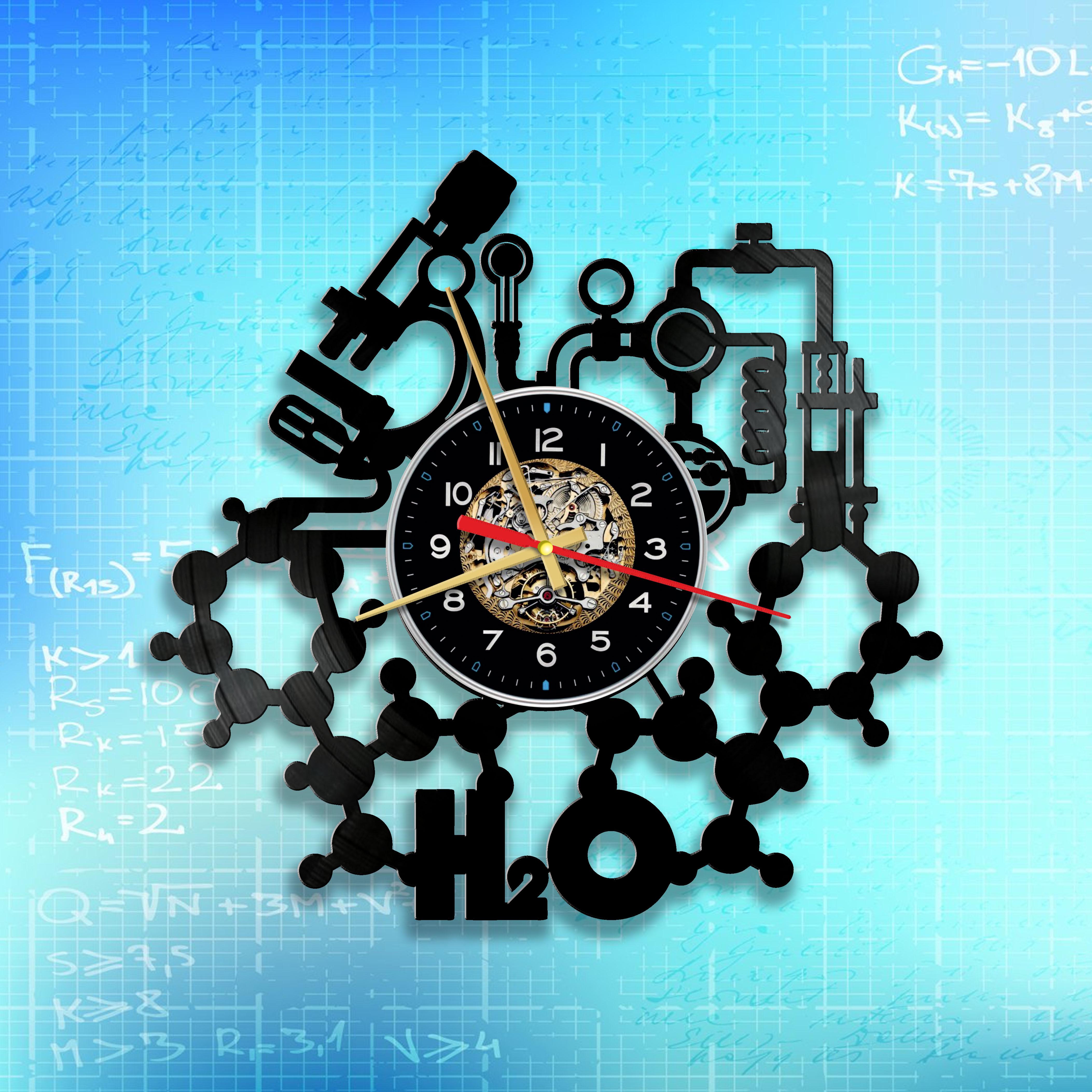 Часы настенные Химия 3349 из виниловой пластинки