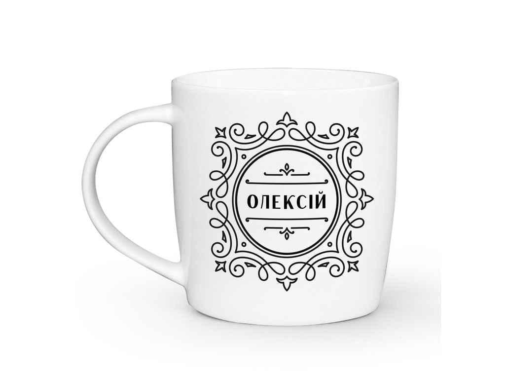 Чашка Kvarta бочка "Олексій" в подарочной коробке 360 мл (2524)