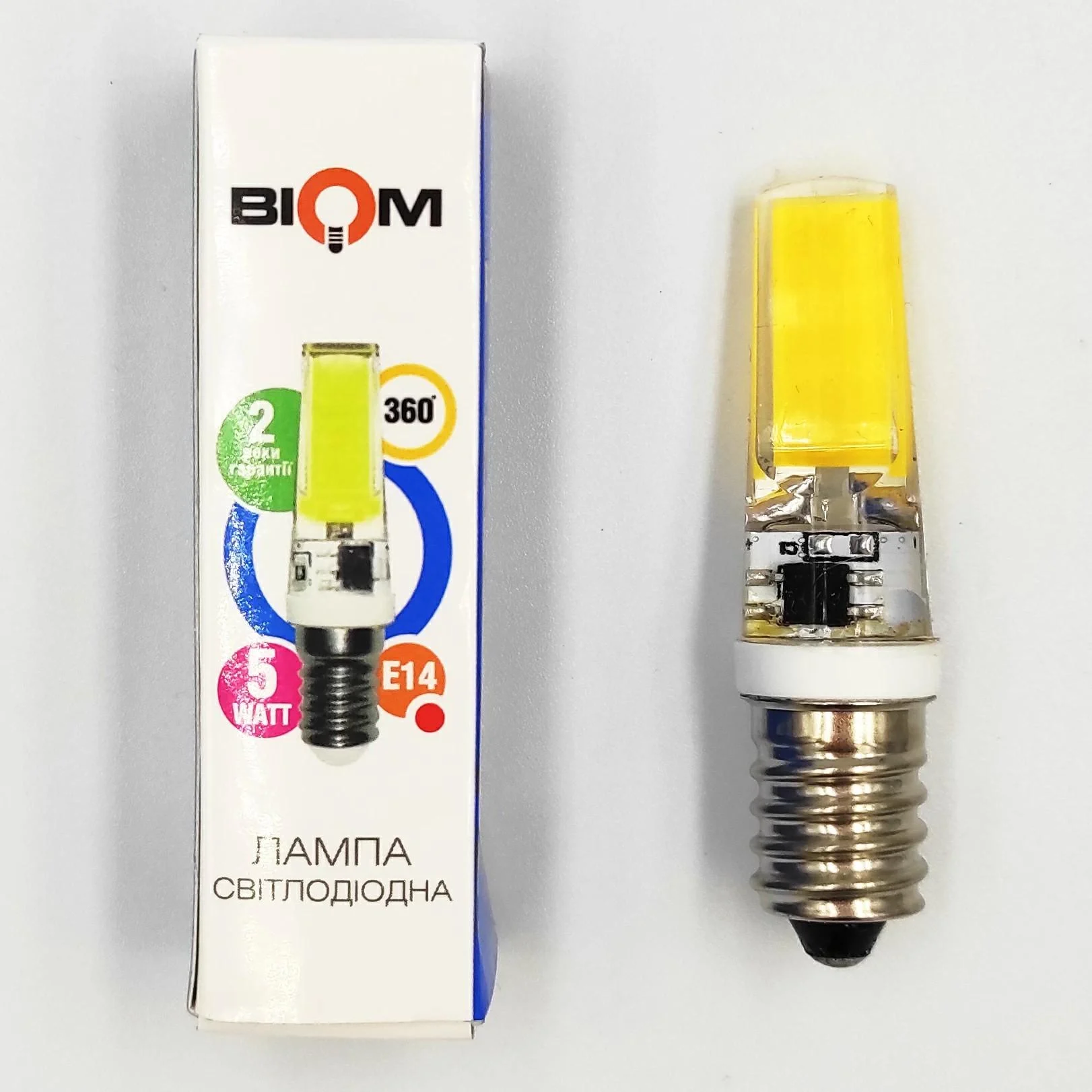 Світлодіодна лампа Biom BG14-5-4-S 2508 E14 5W AC220 3000K (13166059) - фото 6