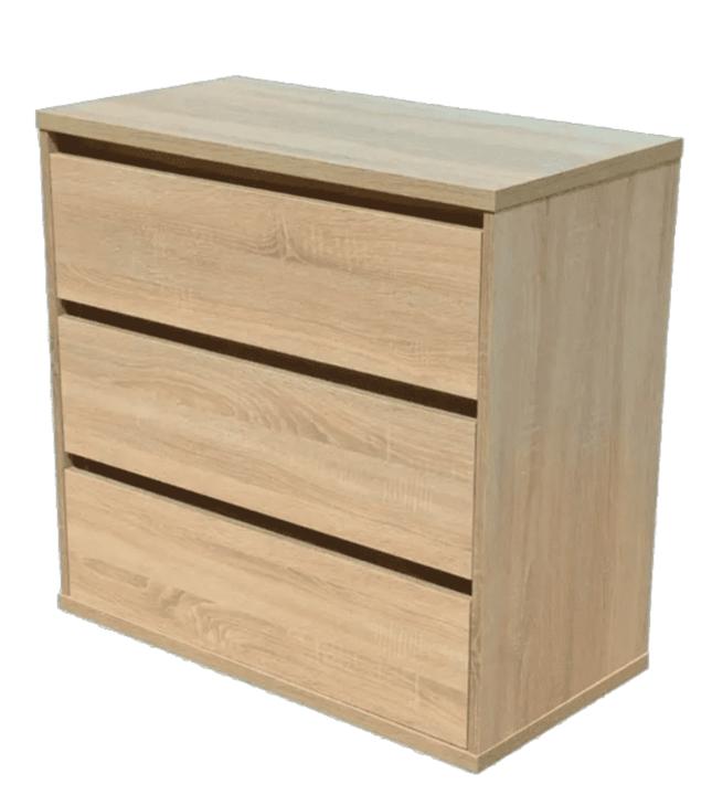Комод Неман Лайт 3 ЛДСП/МДФ/пленка ПВХ Дуб сонома (4587945879)