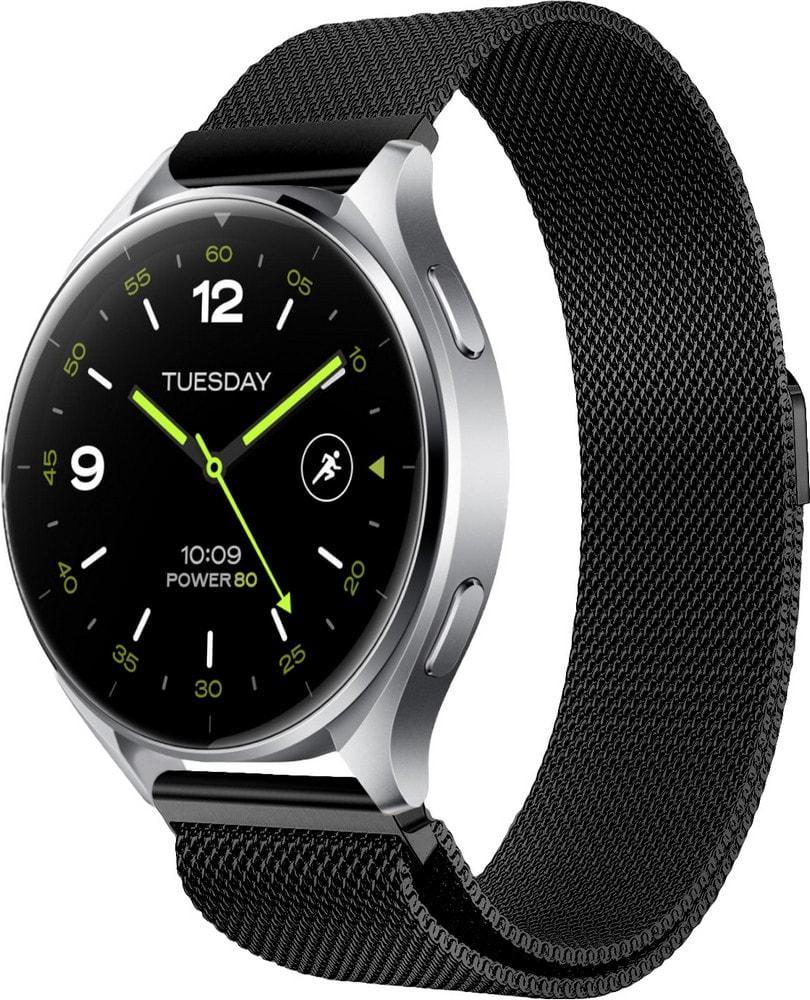 Петля миланская Milano для Xiaomi Watch 2/2 Pro Black (37191-2B)