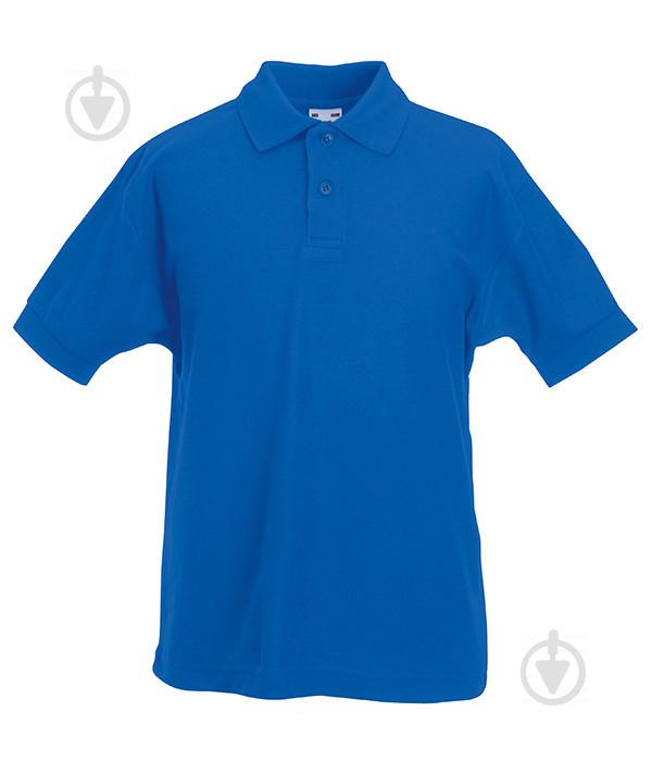 Поло Fruit of the Loom 65/35 104 см Ярко-синий (063417051104)
