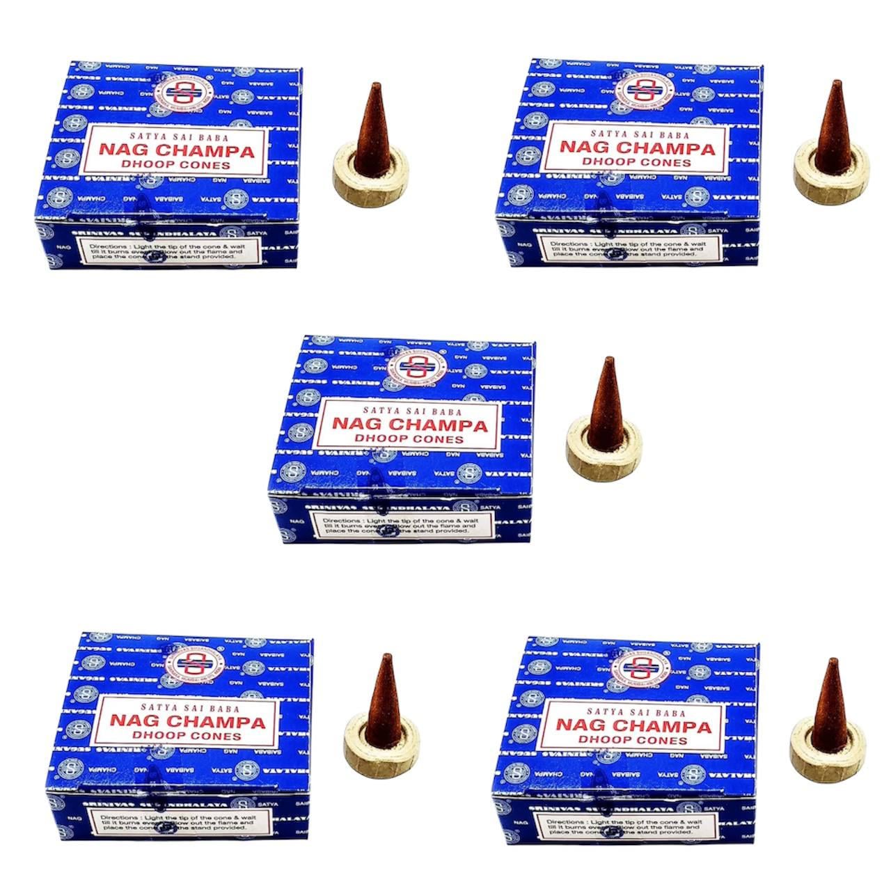 Аромапалочки Nagchampa Dhoop Конусы 32493 Satya 60 шт.