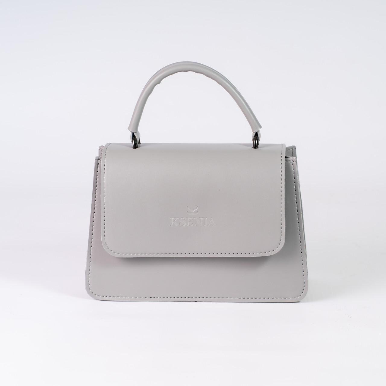 Сумка жіноча крос-боді XENIA № 08-24 Сірий - фото 1 Сумка жіноча крос-боді XENIA № 08-24 Сірий - фото 1