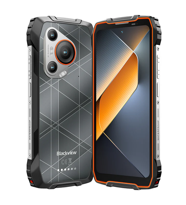 Смартфон Blackview BL7000 8/256 GB 5G/NFC IP69K Black/Orange (26500348) - фото 6