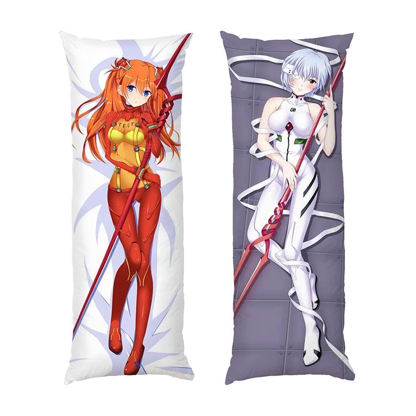 Подушка дакимакура Evangelion Rei Ayanami 2 габардин 120х40 см