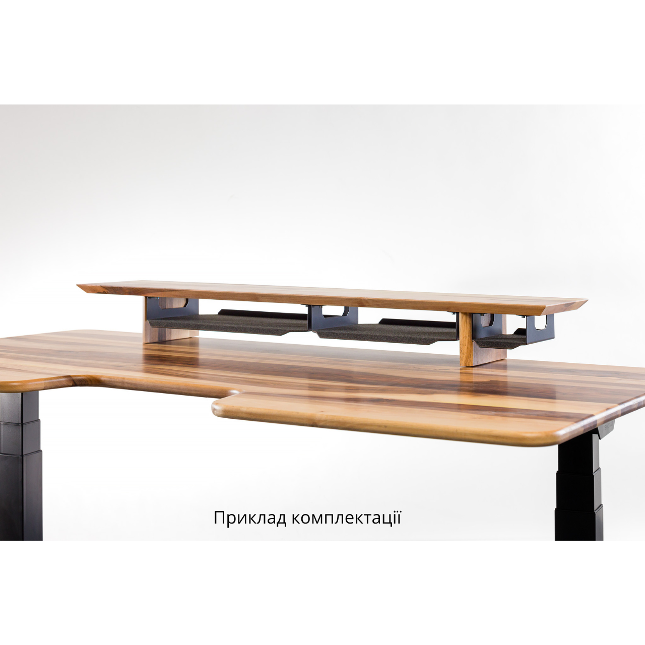 Полка для монитора TEHNOTABLE с органайзерами из натурального ореха (031-01-00-03) - фото 2 Полка для монитора TEHNOTABLE с органайзерами из натурального ореха (031-01-00-03) - фото 2