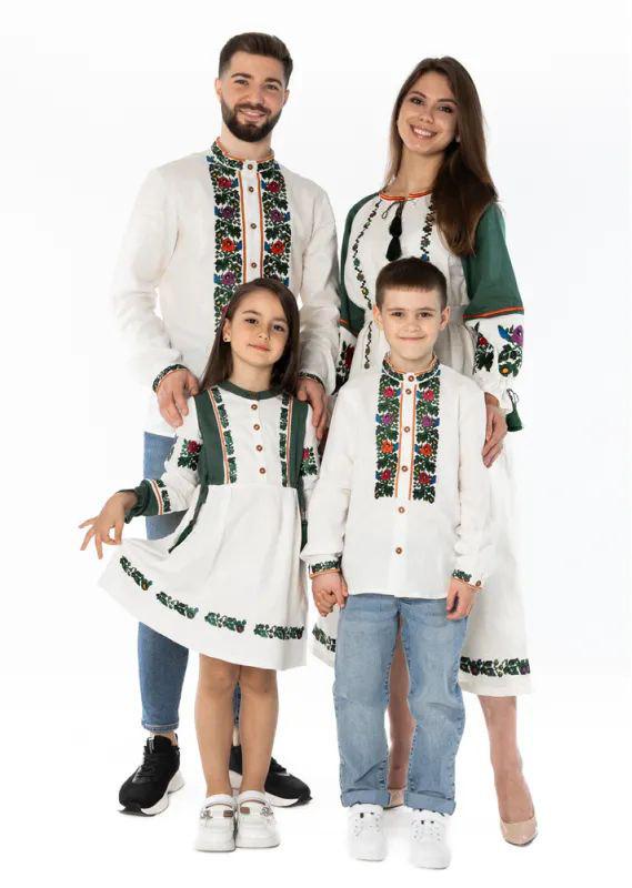 Вишиванка чоловіча р. 48 Вершковий (587) - фото 7