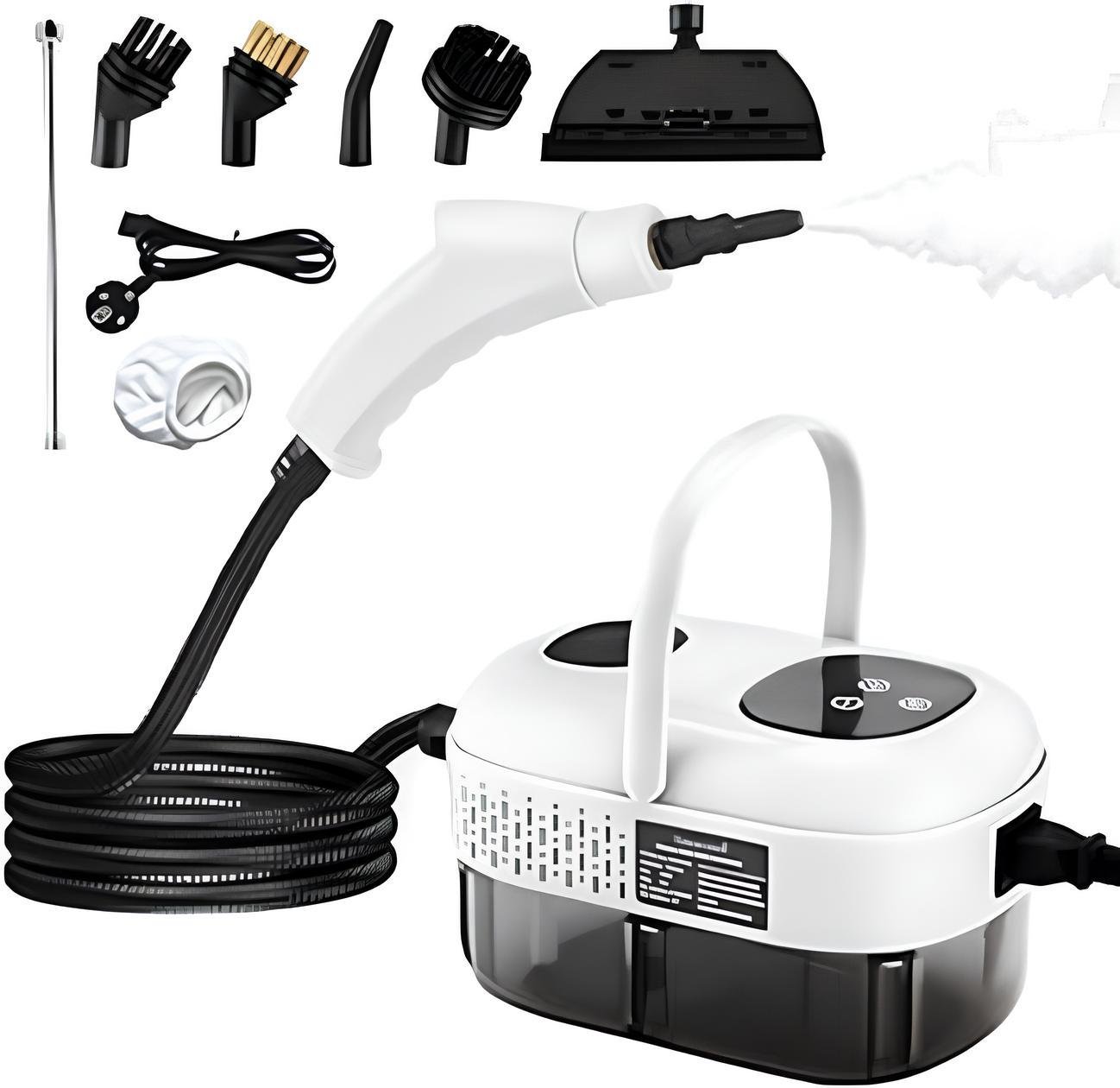 Пароочиститель ручной с насадками 2500 Вт (ML-04571)