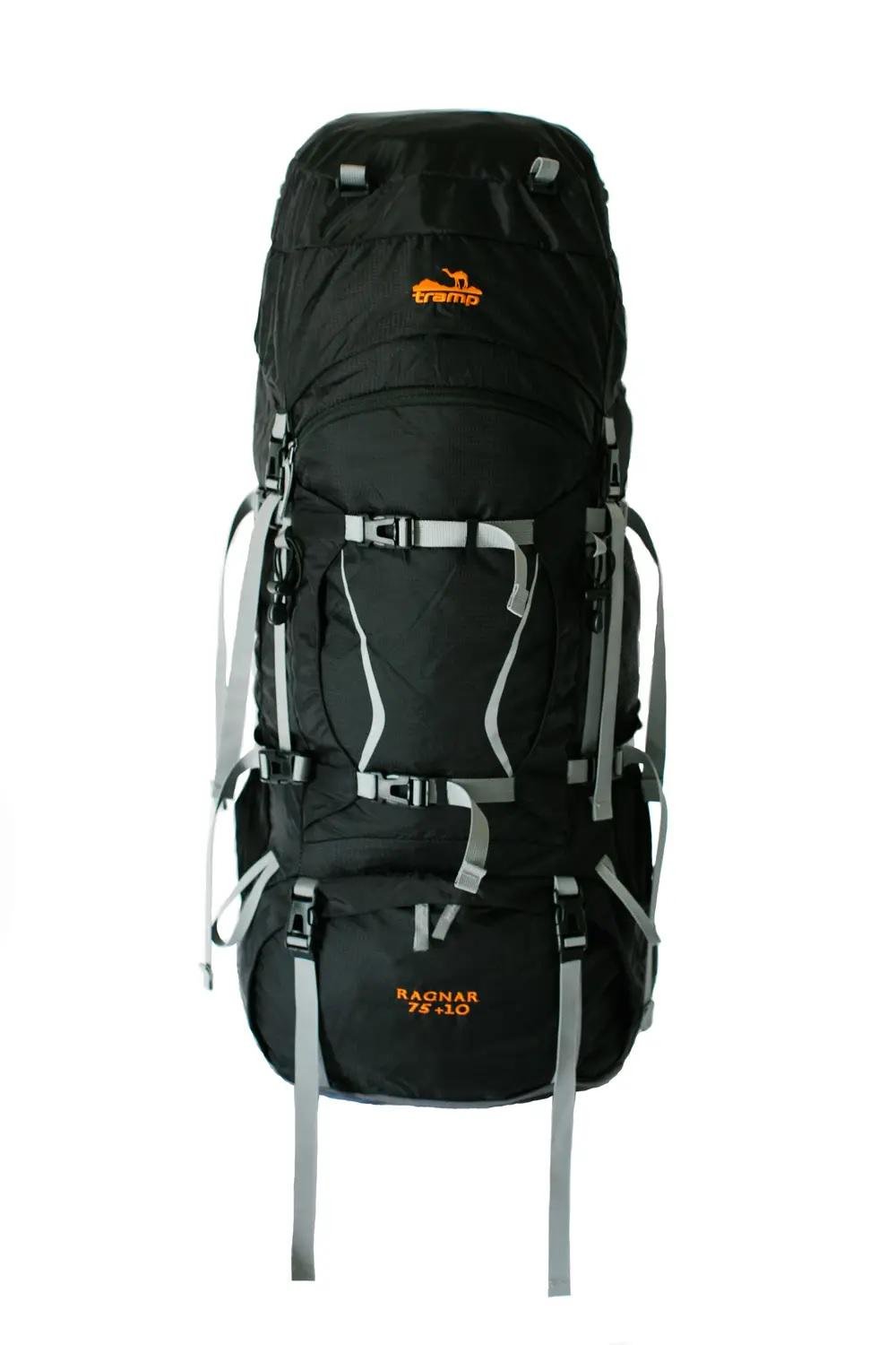 Рюкзак туристический Tramp Ragnar 75+10 л 80х35х26 см Черный (UTRP-044-black)