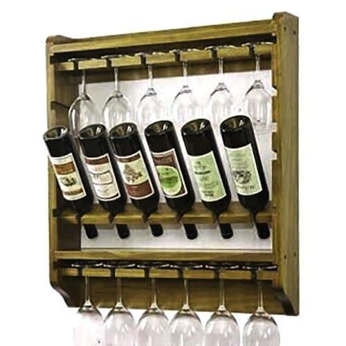 Полка для вина настенная из дерева Одалико Мускат (ПНК-023807)