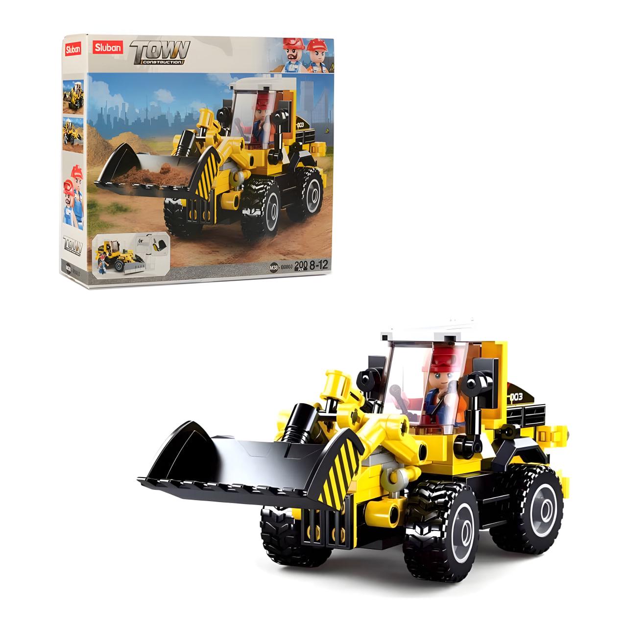 Конструктор Sluban Бульдозер 200 дет. (M38-B0803)