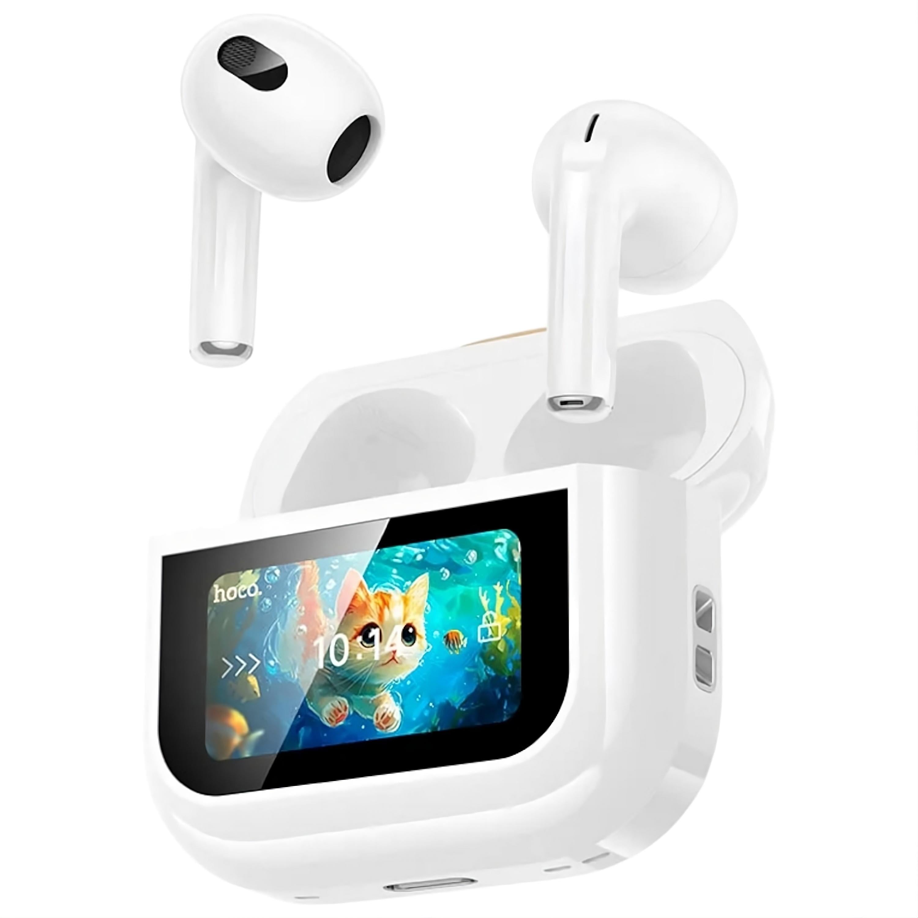 Наушники Hoco EW87 Bluetooth 5.4 сенсорный дисплей 4 ч работы и чипом JL AC6983D4 (30821296)
