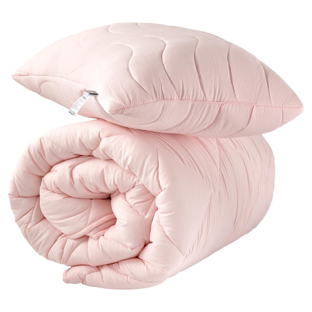 Набор одеяла и подушки IDEIA Tropical Пудровый (8-32432 001)