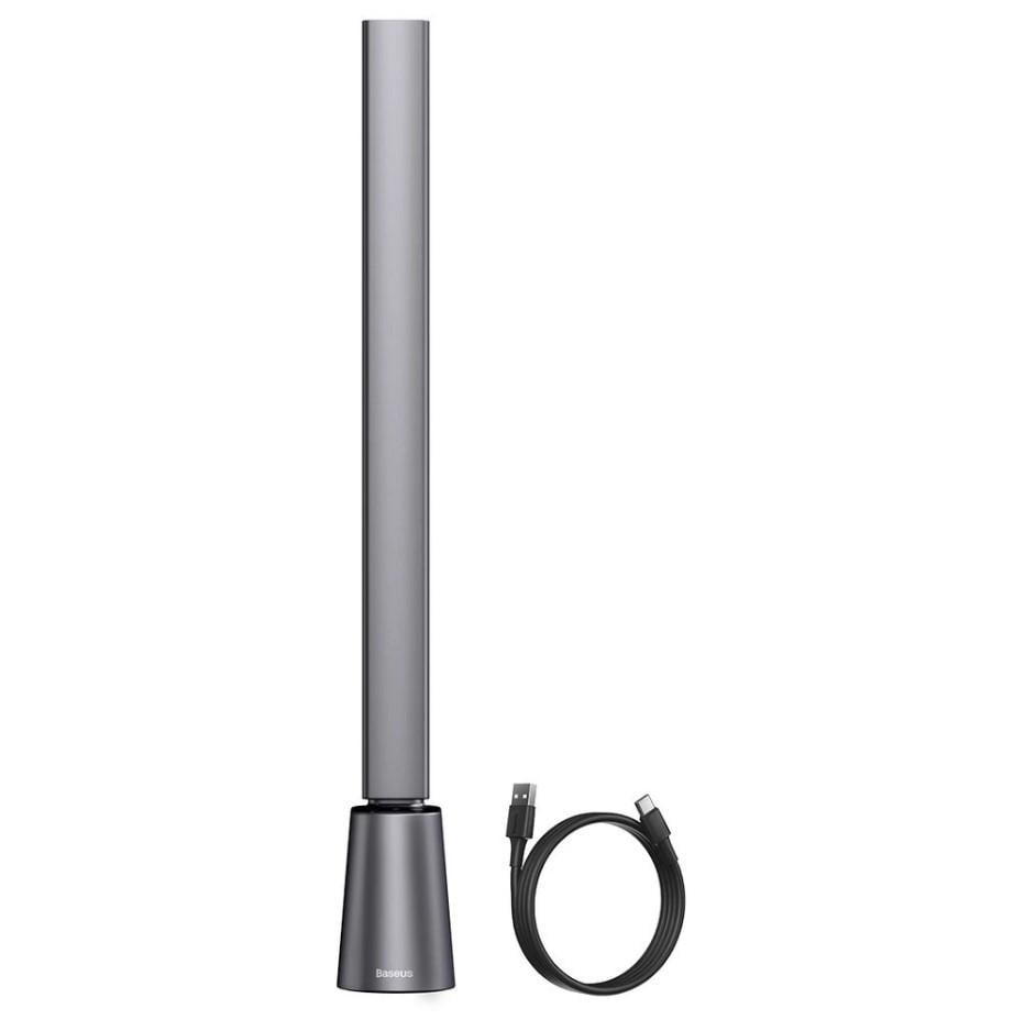 Лампа настольная аккумуляторная Baseus Smart Eye Series Charging Folding Smart Light 2200 mAh Серый - фото 4 Лампа настольная аккумуляторная Baseus Smart Eye Series Charging Folding Smart Light 2200 mAh Серый - фото 4