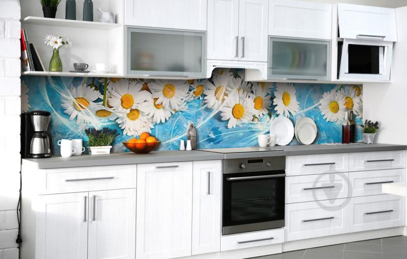 Скинали на кухню Zatarga «Запах ромашек» 600х2500 мм виниловая (Z184330)