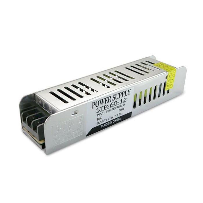 Блок живлення ОЕМ DC12 вузький 60W 5A (STR-60-12/27773925)
