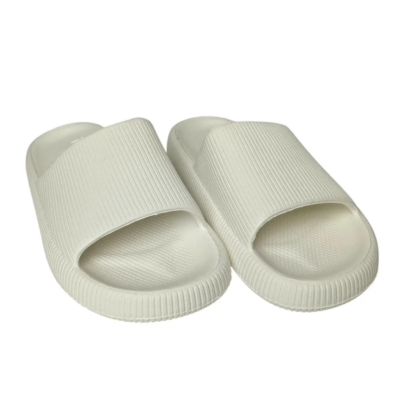 Шлепанцы женские открытые р. 39 24,5-25 см Белый (33309564)