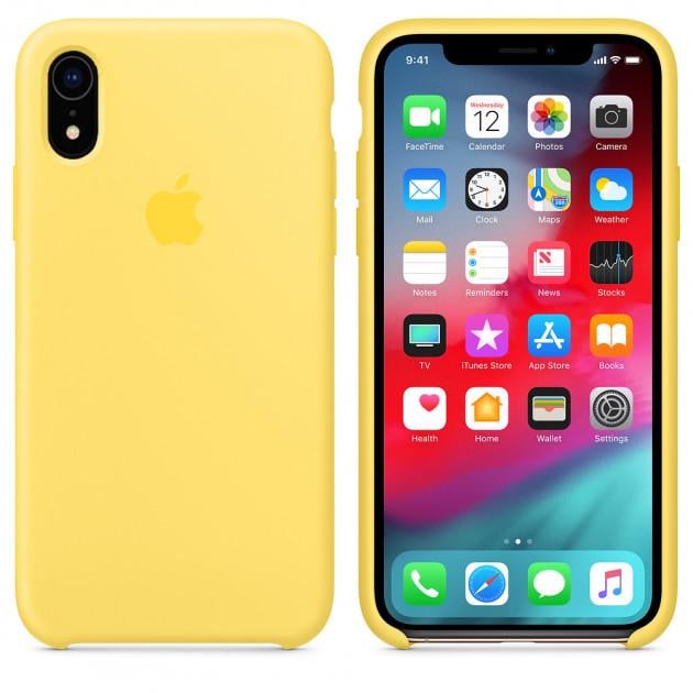 Чехол-накладка Apple Silicone Case for iPhone Xr, Canary Yellow (HC)