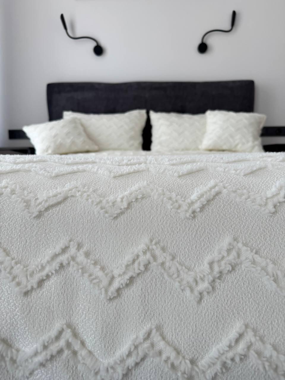 Покрывало Хельга 180x250 см Молочный (20774-2-180x250cm) - фото 3 Покрывало Хельга 180x250 см Молочный (20774-2-180x250cm) - фото 3