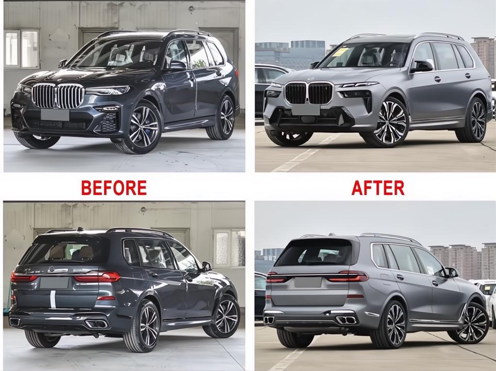 Комплект рестайлинга GBT в LCI M-Performance для BMW X7 G07 2019-гг. алюминий/пластик под покраску - фото 3