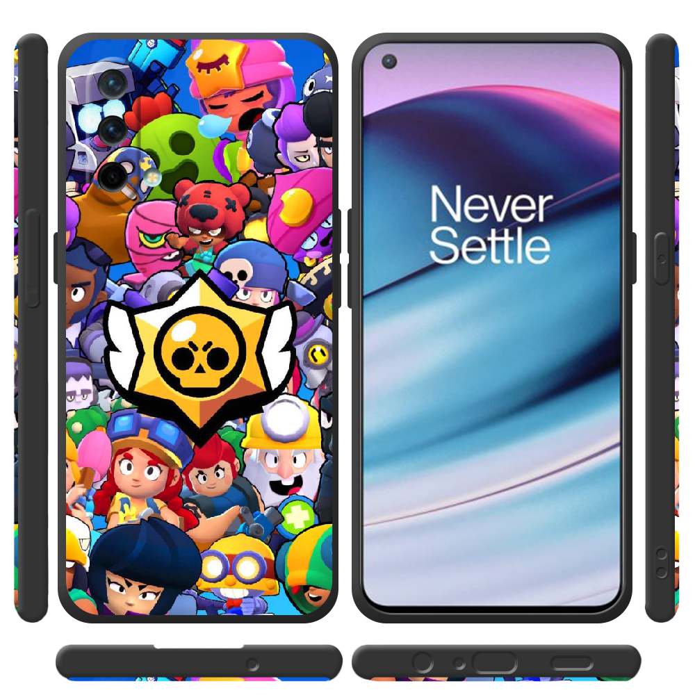 Чехол BoxFace OnePlus Nord CE 5G Brawl Stars Черный силикон (44513-up2389-44510) - фото 2