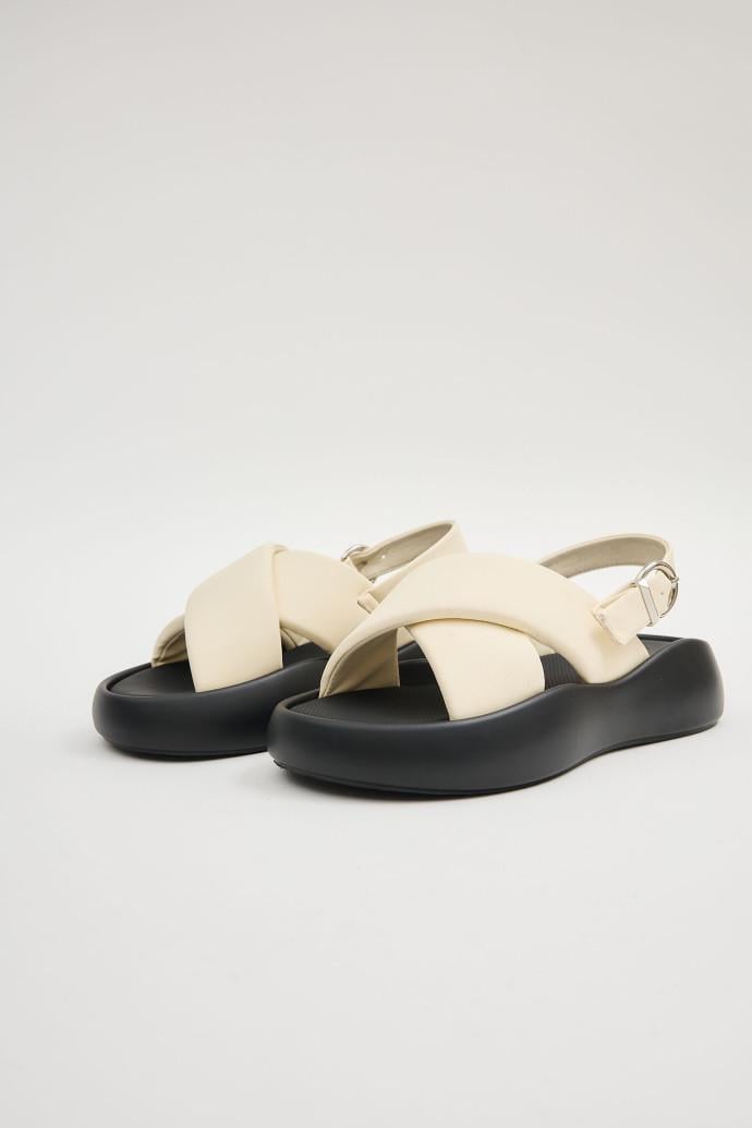 Босоножки женские LONZA на платформе р. 38 Белый (198719) - фото 4 Босоножки женские LONZA на платформе р. 38 Белый (198719) - фото 4