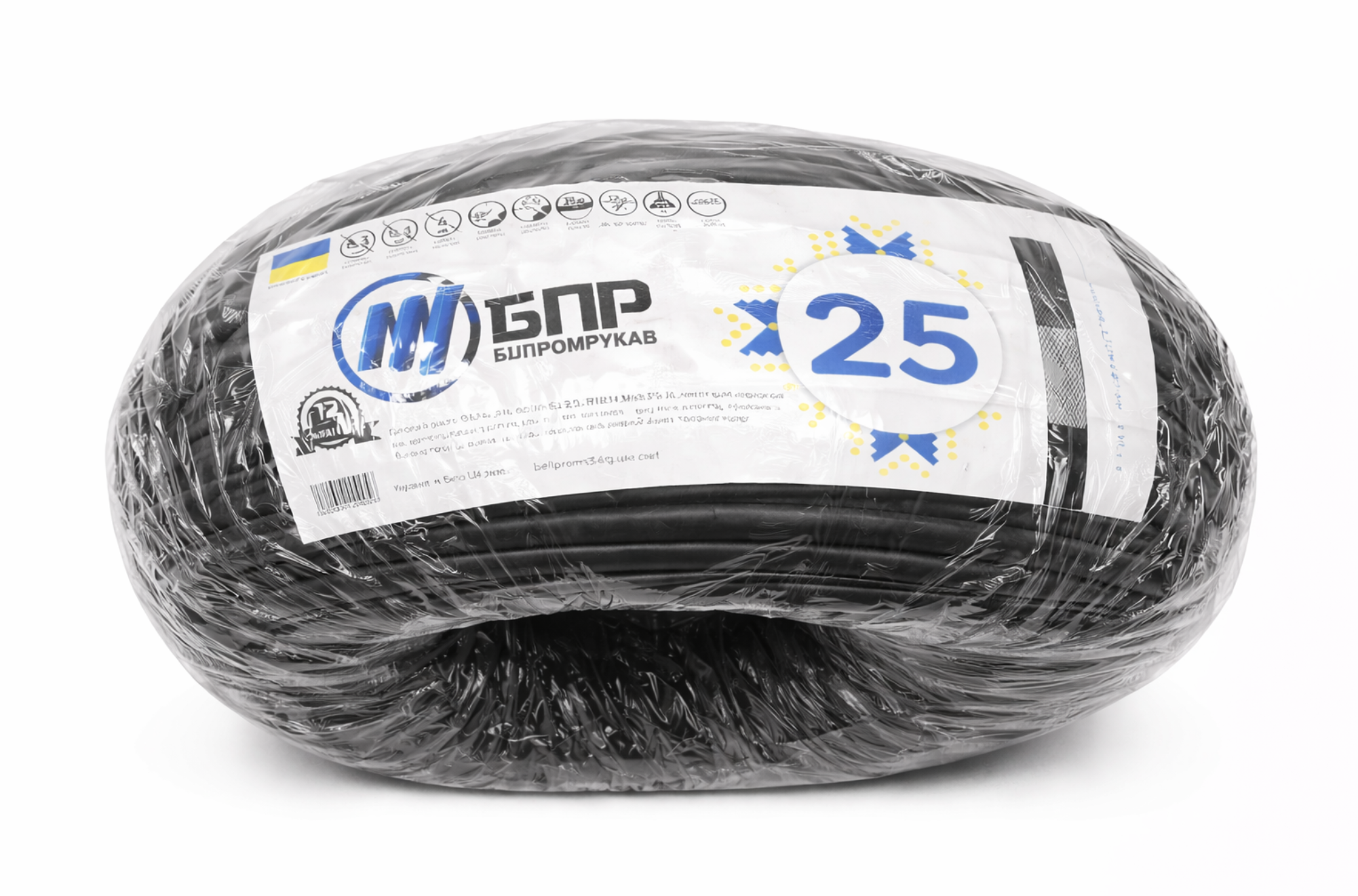 Рукав газовый кислородный Белпромрукав 25×4 мм 25 м (364)