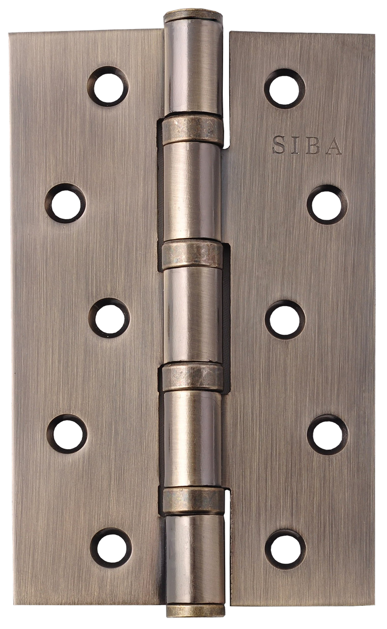 Петля дверная Siba универсальная стальная 125 мм Античная бронза (4 BB 5" X 3" Х 3MM FHP AB)