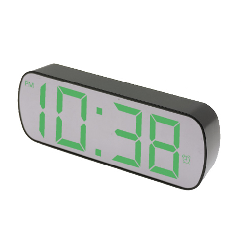 Часы настольные VST 895Y-4 USB с зеленым циферблатом