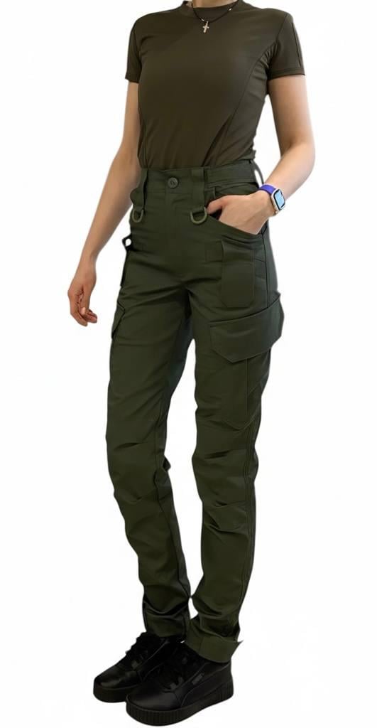 Штани військові жіночі Ріп стоп р. 56 Олива/Хакі (34138752)