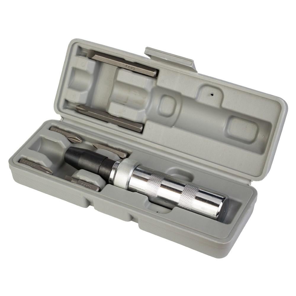 Викрутка ударно-поворотна Sigma CRV із бітами 8 шт. (4004011)