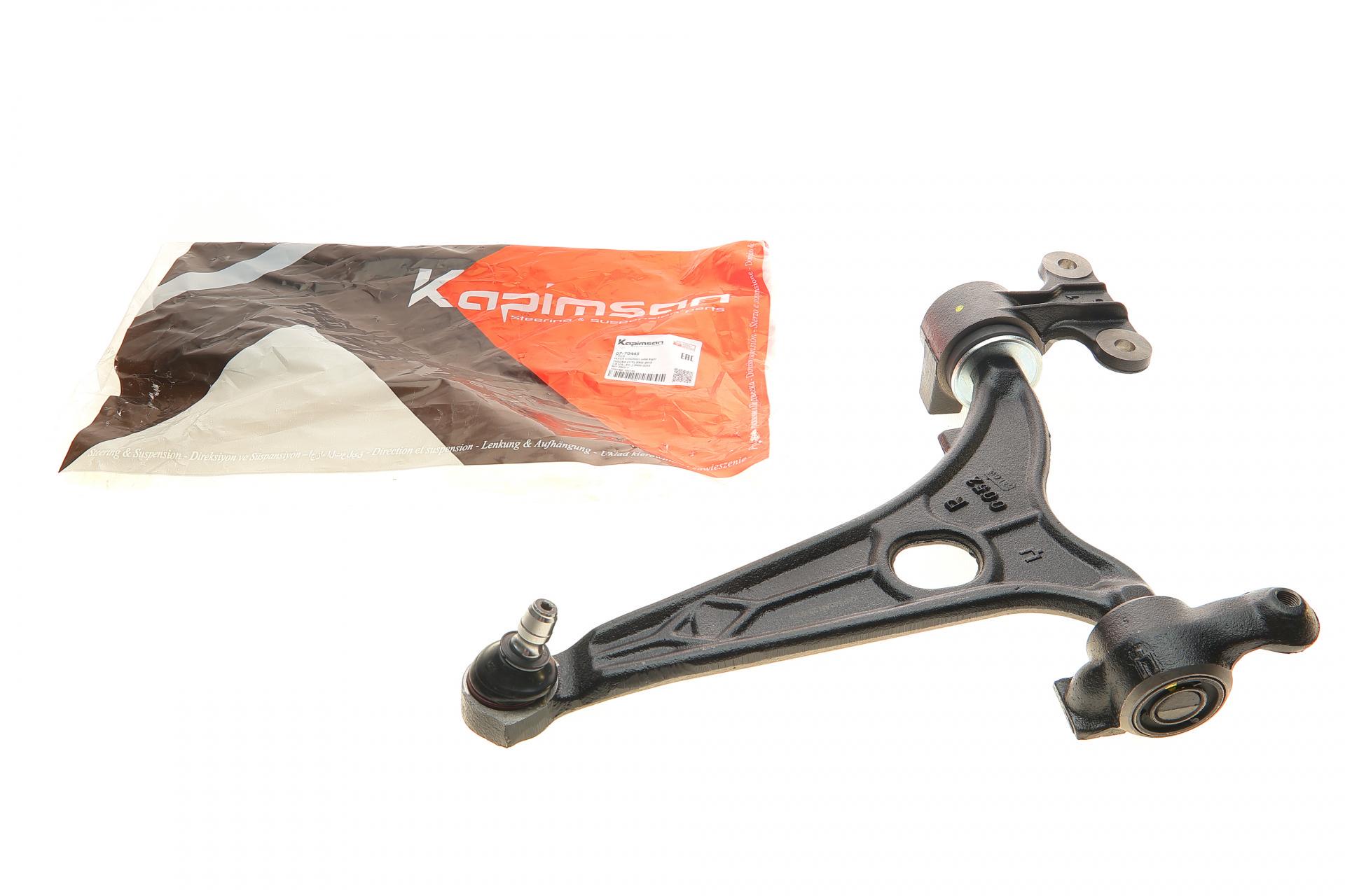 Рычаг подвески KAPIMSAN передний/снизу R Citroen C8/Peugeot 807 02- (07-70445)